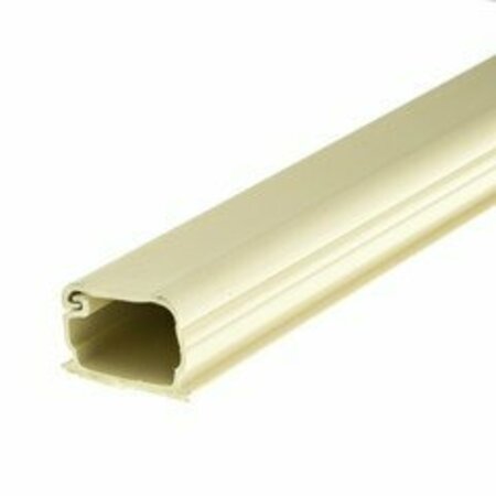 SWE-TECH 3C 3/4 inch Surface Mount Cable Raceway, Ivory, Straight 6 foot Section, 20PK FWT31R1-000IVBX